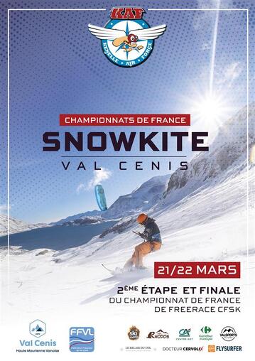 © Championnats de France de Snowkite_Val-Cenis - OTHMV
