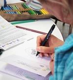 © Atelier dessin carnet de vacances à Val Cenis-Lanslevillard - destrucsbien