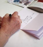 © Atelier dessin carnet de vacances à Val Cenis-Lanslevillard - destrucsbien