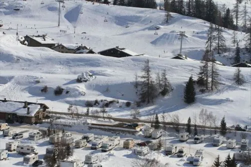 Camping and Winter Caravan Park of Lanslevillard