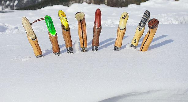 Igor Charon - Couteaux Opinel sculptés