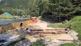 © Guinguette, sandy beach and water games_Val-Cenis - Evolution 2 Val Cenis
