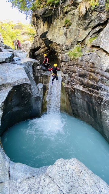 © Canyoning à l'Ecot avec la Maison des Guides de Val Cenis - maison des guides