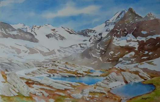 Exhibition and Sale - Watercolors and Paintings by Jacques Daugeron