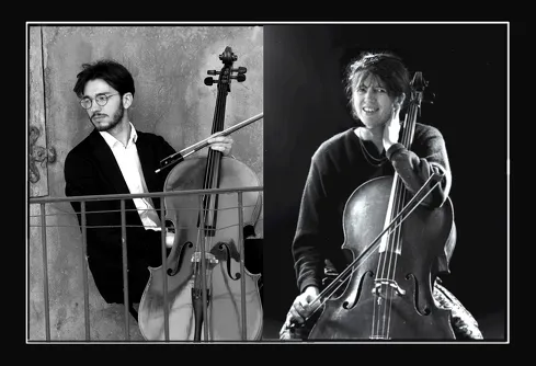 Concert at St. Sebastian Chapel by the cello duo Jeanne and Julien Colombier