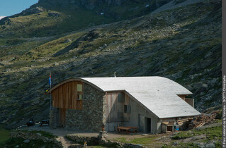 Rencontre  au refuge du Fond D'Aussois avec un garde du Parc national de la Vanoise