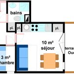 Chevallier - 2 pièces 4 personnes - CHC124