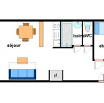 Pres Du Bois - 2 pièces 4 personnes ** - PBB005