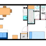 Pres Du Bois - 2 rooms 5 people - PBB009
