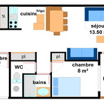 Quartier Napoleon - 3 rooms 7 people - AR0011