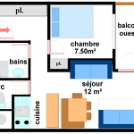 Quartier Napoleon - 2 pièces 5 personnes - BO0022