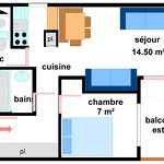 Quartier Napoleon - 2 pièces 5 personnes ** - BO0031