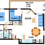 Bonheur Des Pistes - 3 rooms for 6 people *** - BONA69