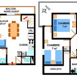 Bonheur Des Pistes - 3 rooms for 8 people *** - BONB02M