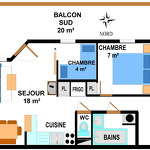 Bonheur Des Pistes - 3 pièces 6 personnes *** - BONB15M