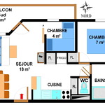 Bonheur Des Pistes - 3 rooms for 6 people *** - BONB24M