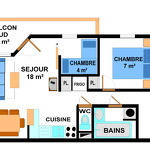 Bonheur Des Pistes - 3 pièces 6 personnes *** - BONB29M