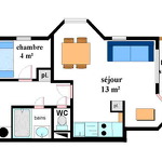 Burel - 2 rooms 4 persons ** - BUC014