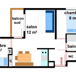 Quartier Napoleon - 3 pièces 6 personnes - CA0012
