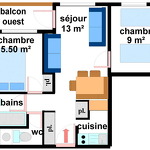 Quartier Napoleon - 3 pièces 7 personnes ** - CA0014