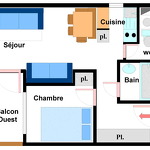 Quartier Napoleon - 2 pièces 5 personnes - CA0034