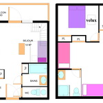 Residence Le Petit Mont Cenis - Apartment 3 rooms 8 persons - PMB011