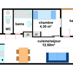 Pied De Pistes - 2 rooms for 4 people - PPA007
