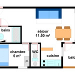 Pied De Pistes - 2 rooms for 4 people ** - PPB005